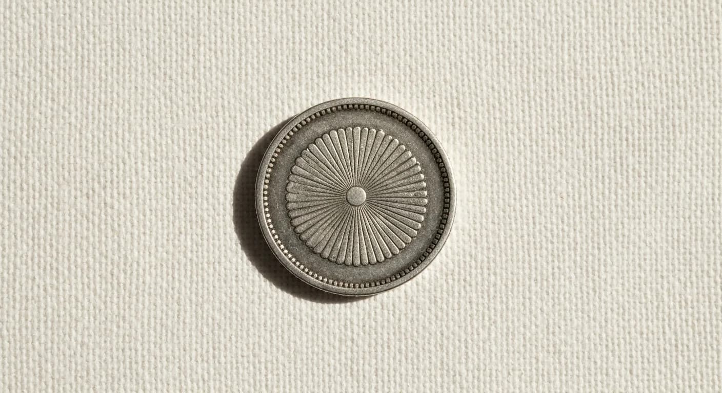 「大正12年桐紋50銭銀貨（震災年）」の解説イメージ — 近代貨幣