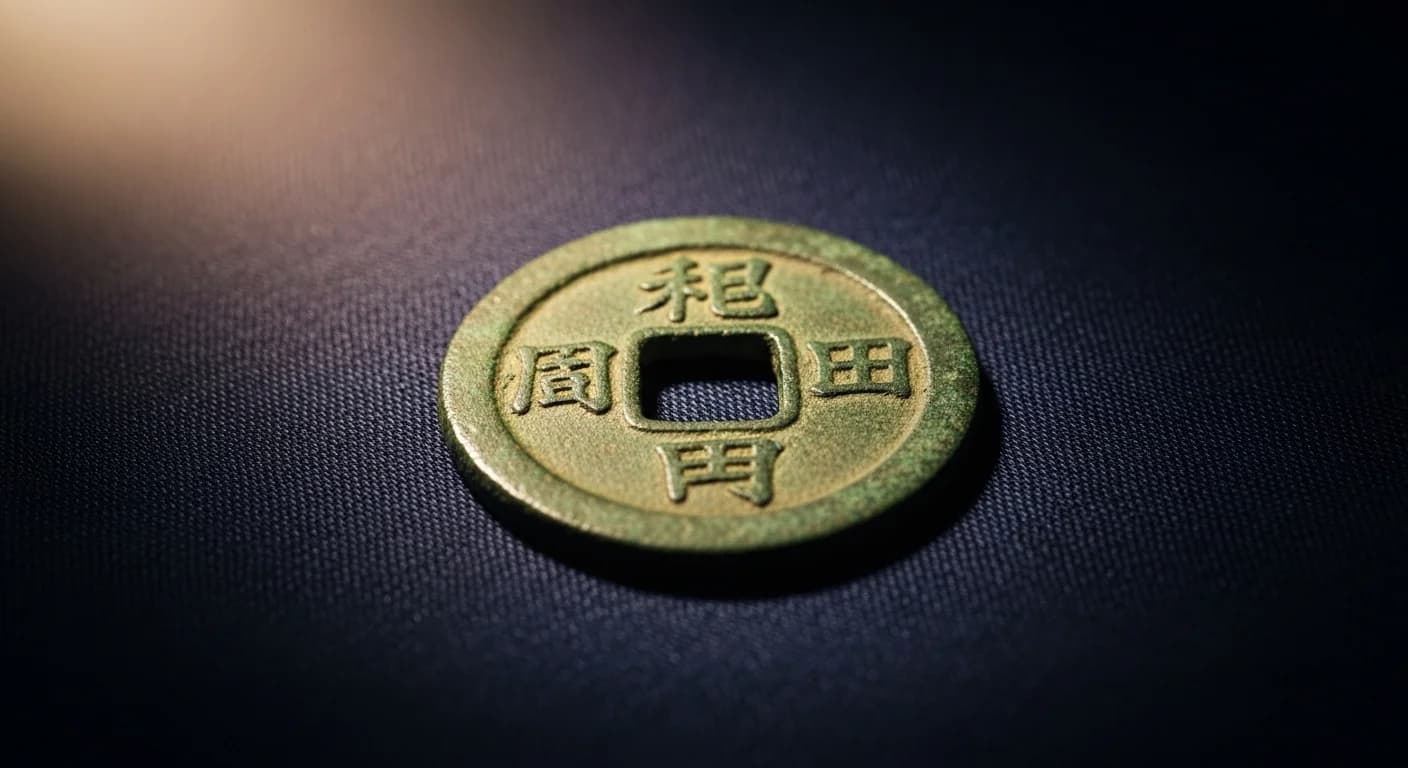寛永通宝鉄銭の画像
