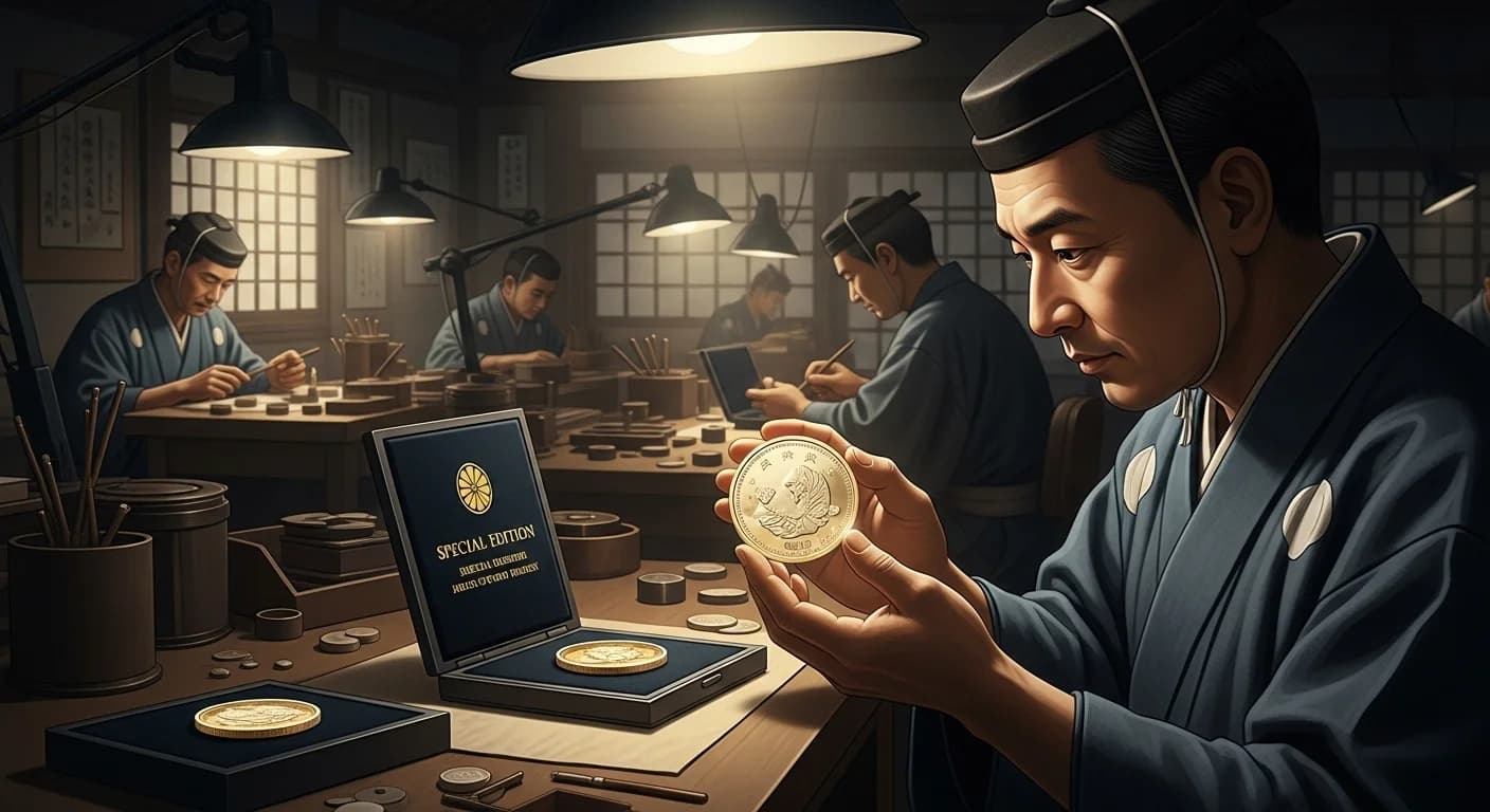 即位記念金貨の誕生